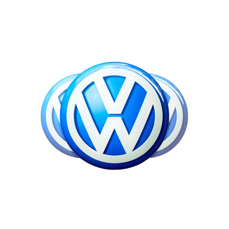 VOLKSWAGEN GEL adesivos x3