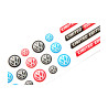 VOLKSWAGEN GEL Autocollant x19