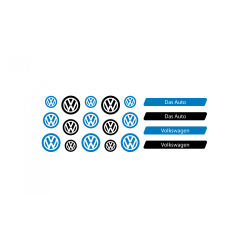 VOLKSWAGEN GEL adesivos x19
