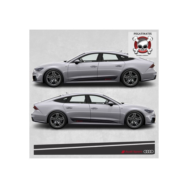 Audi A7 Side Stripes AUFKLEBER
