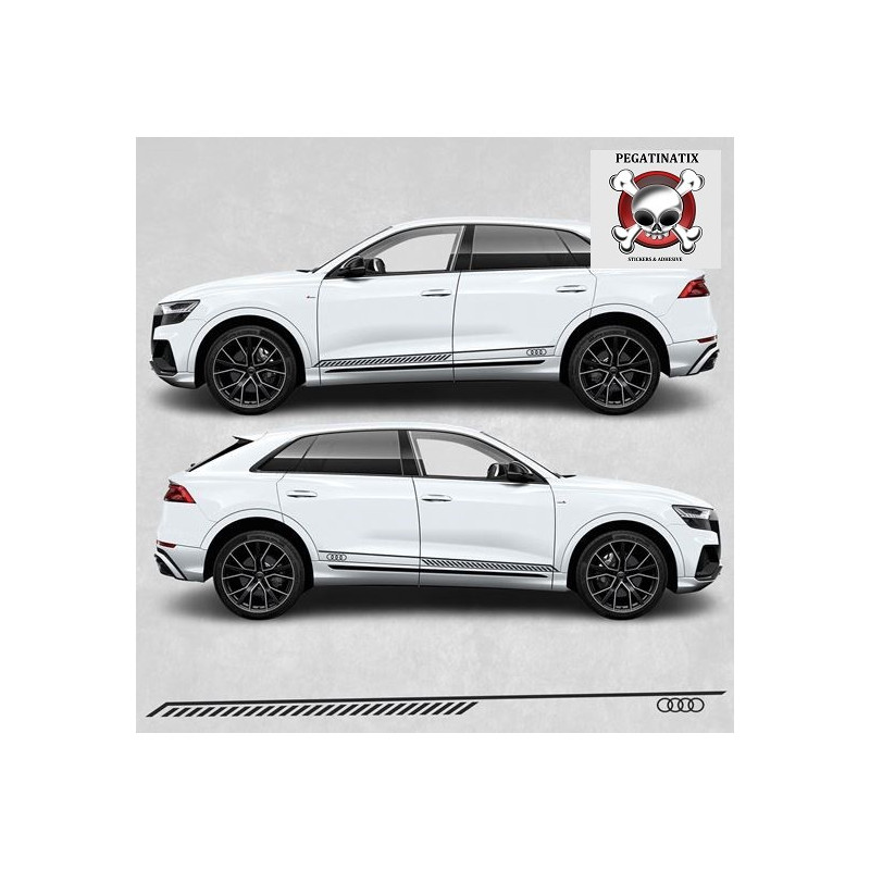 Audi Q8 Side Stripes autocollant