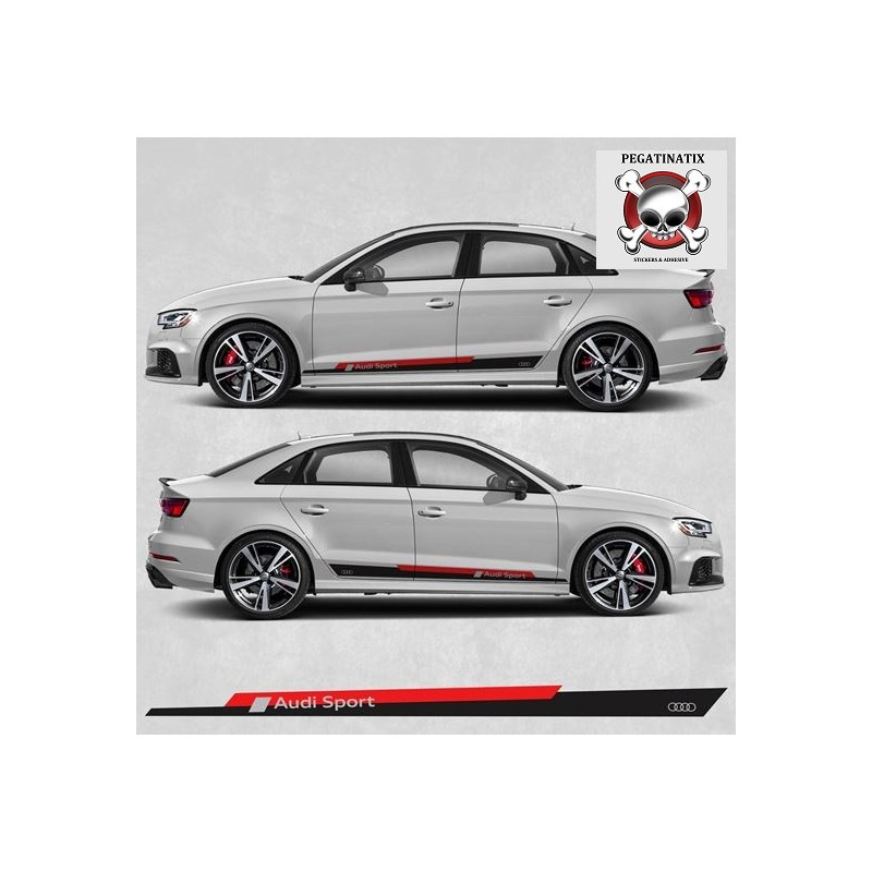 Audi A3 Side Stripes Stickers