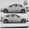 Audi A3 Audi Sport Side Stripes AUFKLEBER