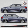 Audi A3 RS Side Stripes Adhesivo