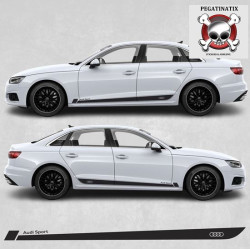 Audi A4 Side Stripes Adhesivo