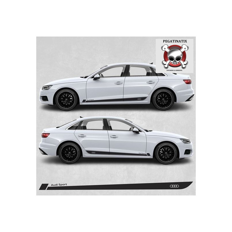 Audi A4 QUATTRO Side Stripes AUFKLEBER