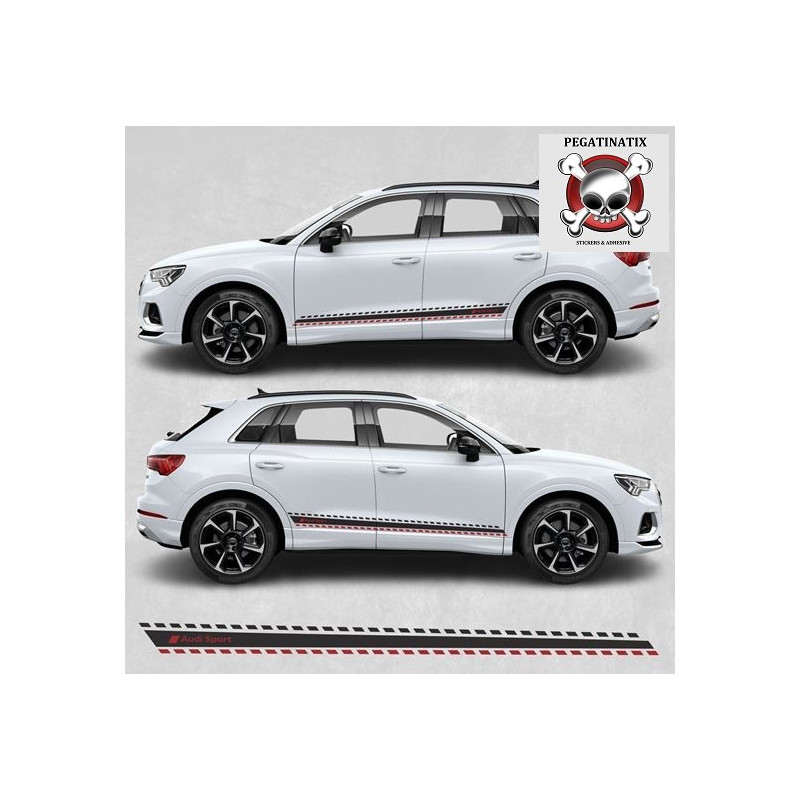 Audi Q3 SPORT Side Stripes AUFKLEBER