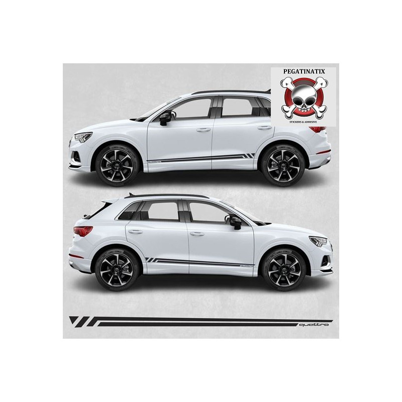Audi Q3 QUATTRO Stripes autocollant