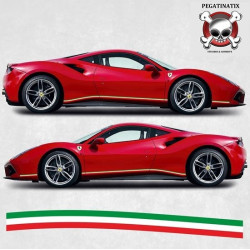 Ferrari 488 GTB Stripes  autocollant