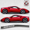 Ferrari 488 GTB over the top Stripes adesivos