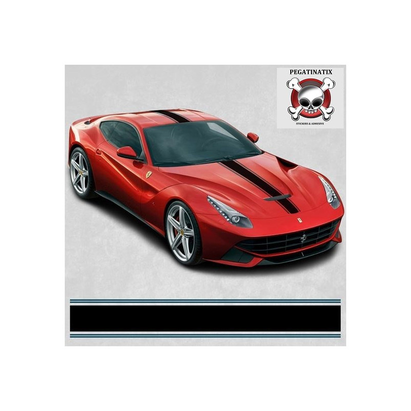 Ferrari F12 Berlinetta Stripes  autocollant