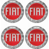 Fiat Wheel centre Gel Badges DECALS