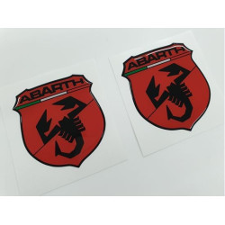 Fiat 500 / 595 Badge Domed Gel 70mm adesivos