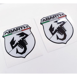 Fiat 500 / 595 Badge Domed Gel 70mm adhesivos