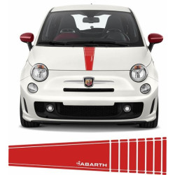 Fiat 500 /595 Abarth Bonnet Stripe ADESIVI