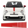 Fiat 500 /595 Abarth Bonnet Stripe ADESIVI