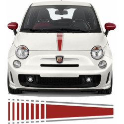Fiat 500 /595 Abarth Bonnet Stripe ADHESIVOS