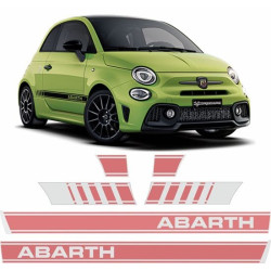 Fiat 595 Abarth side Stripes AUTOCOLLANT