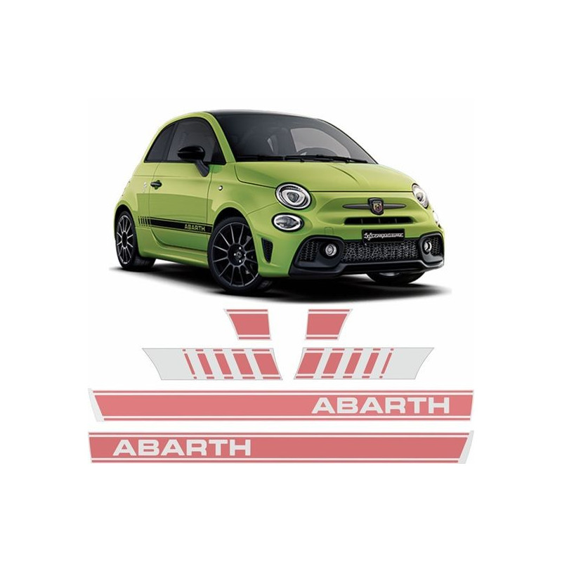 Fiat 595 Abarth side Stripes ADESIVOS