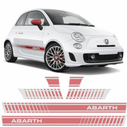 Fiat 500 Abarth side Stripes ADESIVI