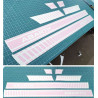 Fiat 500 Abarth side Stripes AUFKLEBER