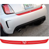 Fiat 595 2007 - 2015 rear bumper DECALS