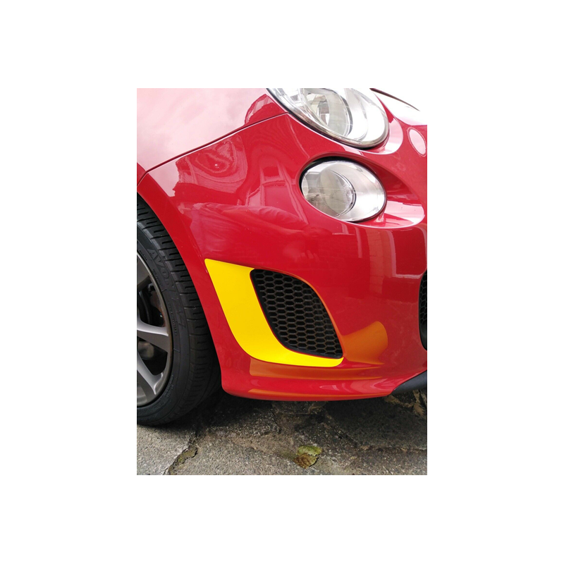 Fiat 500 / 595 Abarth front Bumper DECALS