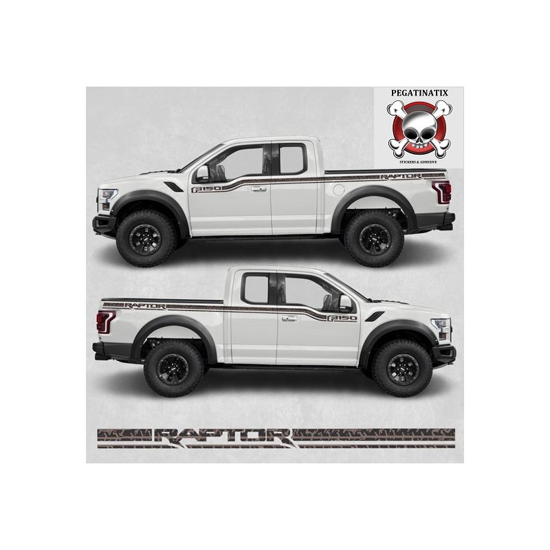 FORD F-150 Raptor side Stripes ADESIVI