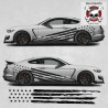 Ford Mustang year 2015 on side Stripes DECALS