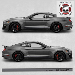 Ford Mustang shelby GT 500 year 2015 Stripes AUTOCOLLANT