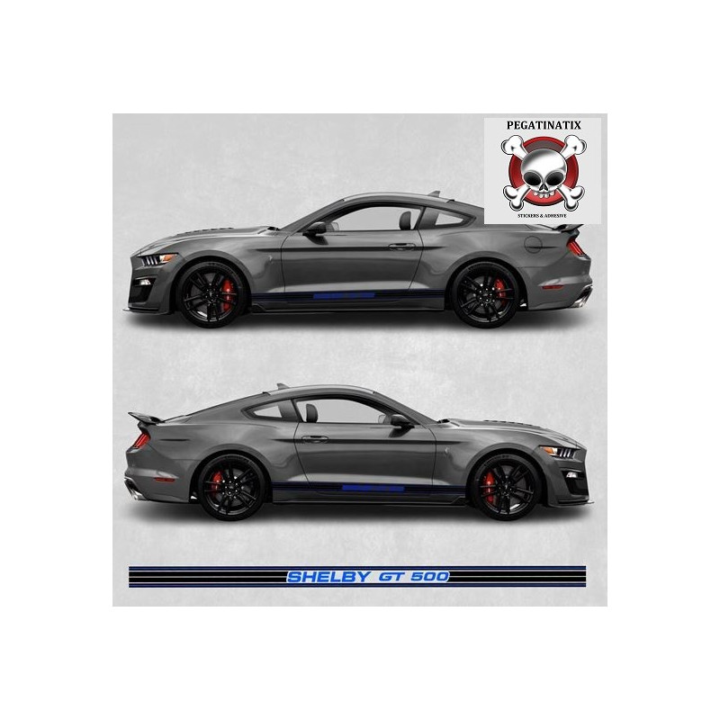 Ford Mustang shelby GT 500 year 2015 Stripes ADESIVI