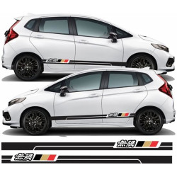 Honda Jazz Type S Mugen side Stripes ADESIVI