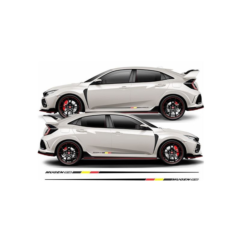 Honda Civic FK2 / FK8 Mugen side Stripes ADESIVI