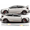 Honda Civic FK2 / FK8 Mugen side Stripes AUFKLEBER