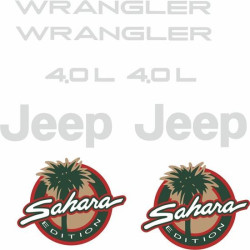 Jeep Sahara Edition 4.0L ADHESIVOS