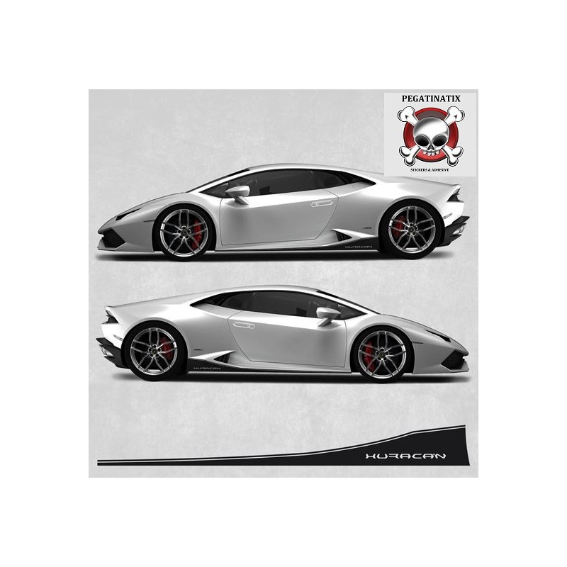 lamborghini Huracan side stripes AUTOCOLLANT