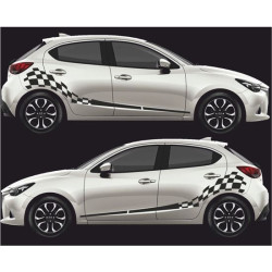 Mazda 2 Demio side Stripes ADHESIVO