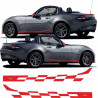 Mazda MX-5 Icon 2016 on side Stripes ADESIVOS