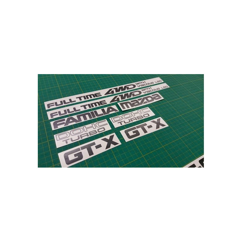 Mazda Familia 323 GT-X STICKER