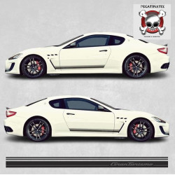 Maserati Gran Turismo side Stripes AUTOCOLLANT