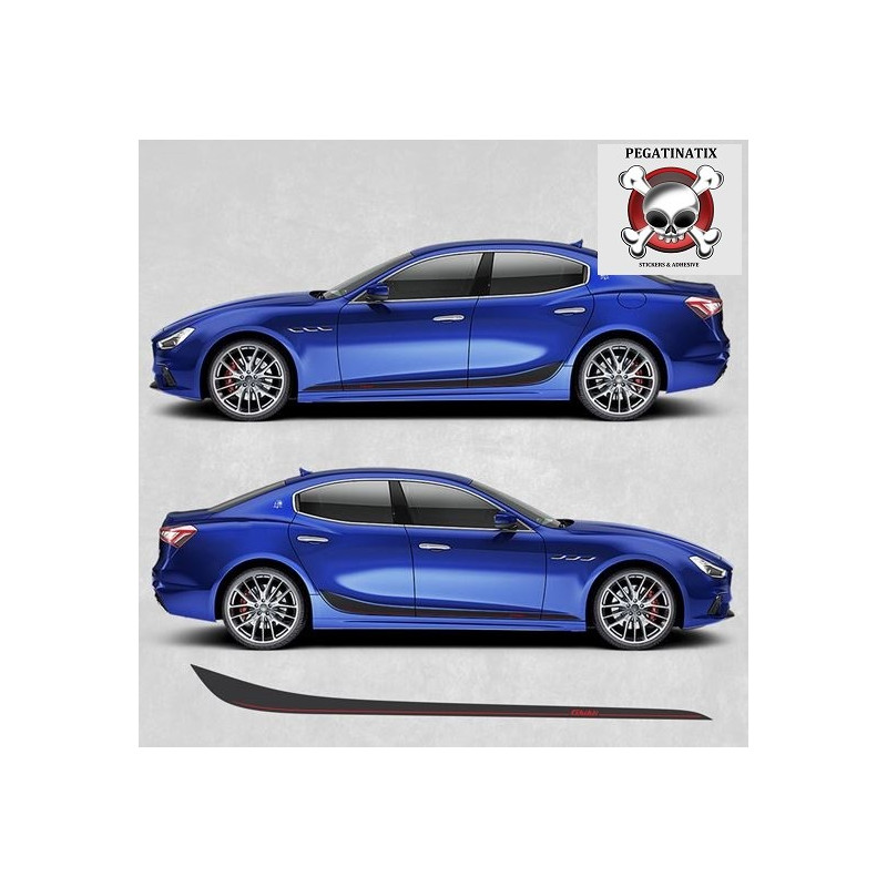 Maserati Ghibli side Stripes STICKER