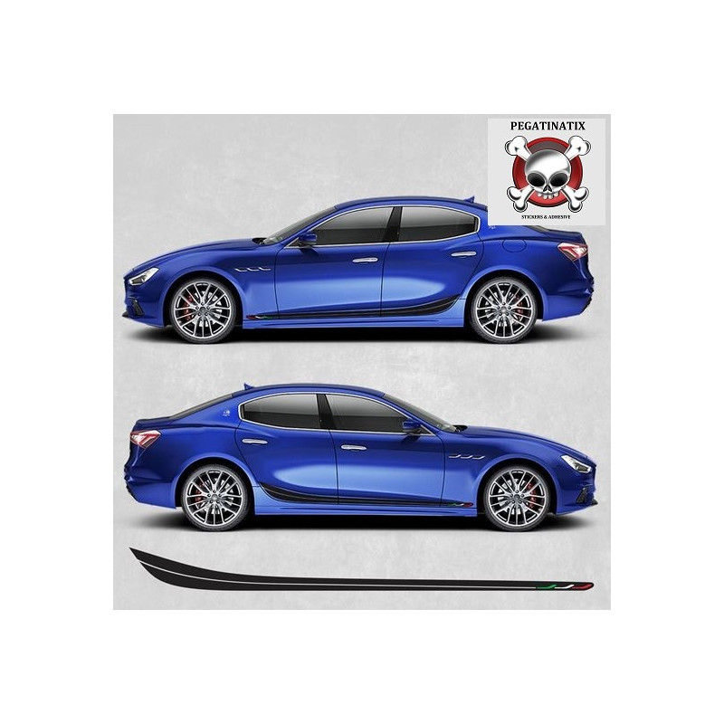 Maserati Ghibli side Stripes ADESIVI
