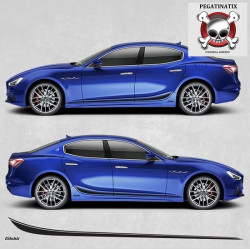 Maserati Ghibli side Stripes ADESIVOS