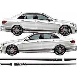 Mercedes E63 AMG side Stripes AUFKLEBER