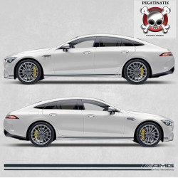 mercedes GT63 AMG side Stripes AUTOCOLLANT