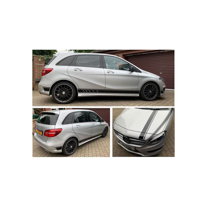 Mercedes B Class AMG Side & Bonnet Stripes ADESIVOS