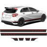 Mercedes A45 Edition 1 panel fit side Stripes ADESIVI