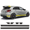 Mercedes A45 Edition 1 panel fit side Stripes AUFKLEBER