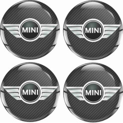 Mini Wheel centre Gel Badges Adhesivos x4