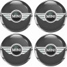 Mini Wheel centre Gel Badges decals x4